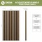Ekena Millwork AcoustixPro Noise Cancelling Traditional Small Slat Wall Panel SWA0625X0500TREA - alternate 2